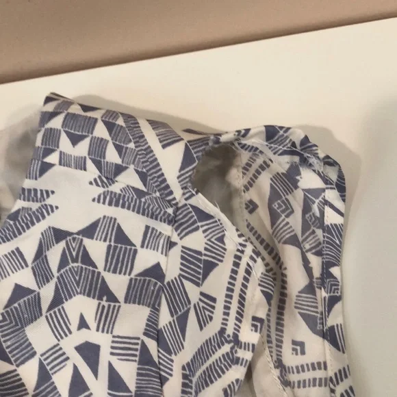 The Limited Color Block Split Cap Sleeve Zip Up Dress Small - Picture 8 of 12